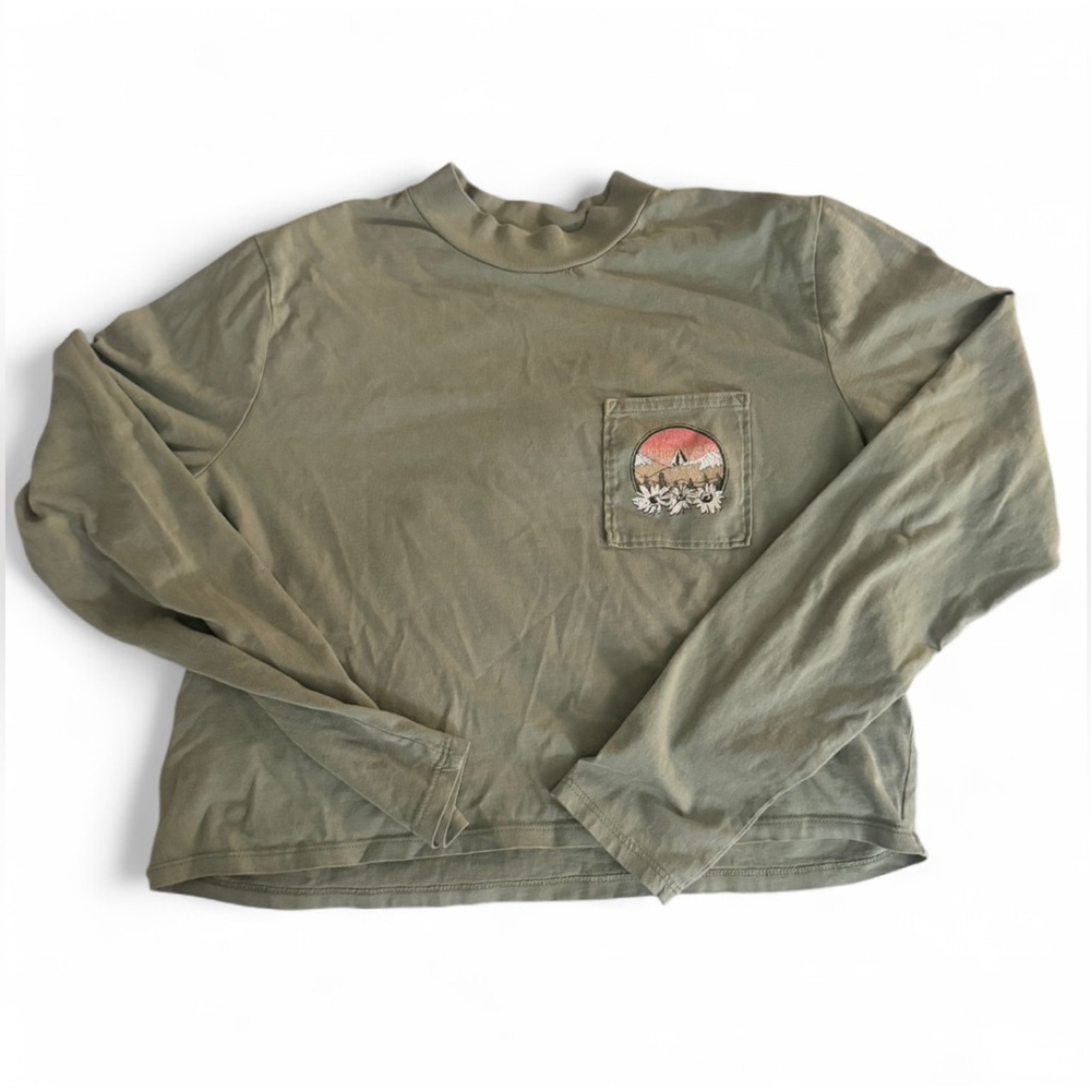 Volcom Organic Crop Long Sleeve Cotton Shirt